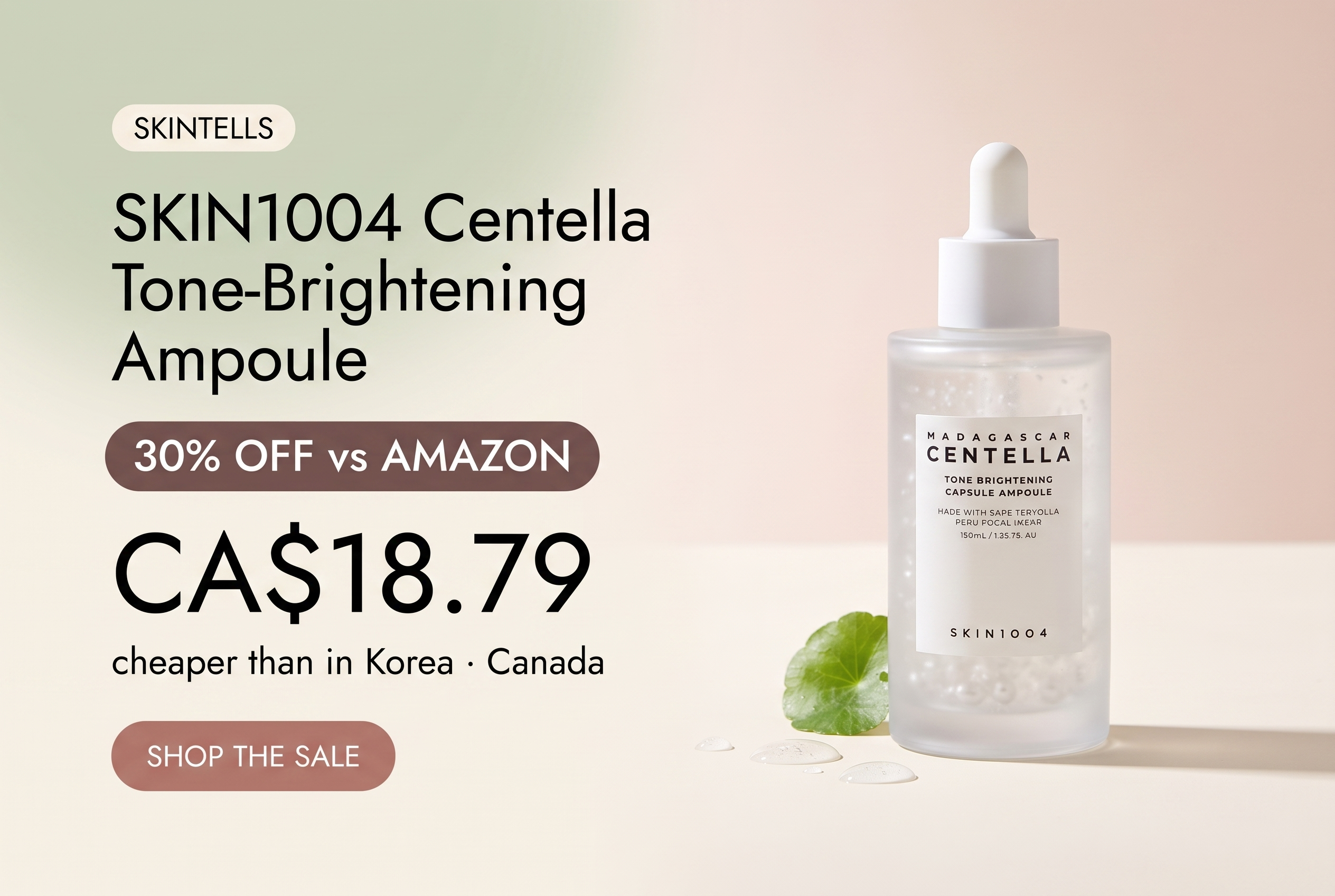 SKIN1004 Tone Brightening Capsule Ampoule